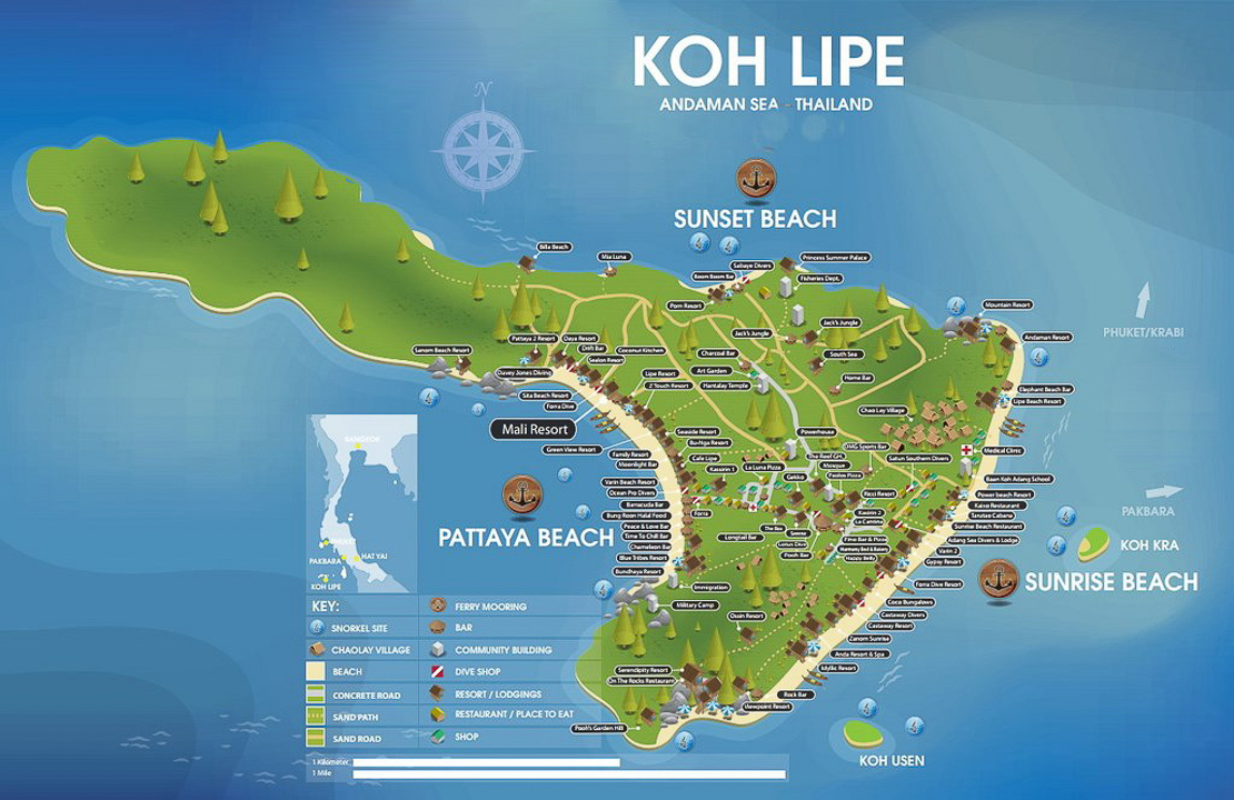 остров koh lipe