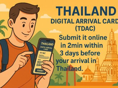 Announcement: Mandatory Thailand Digital Arrival Card (TDAC) for All Foreign Travelers cover