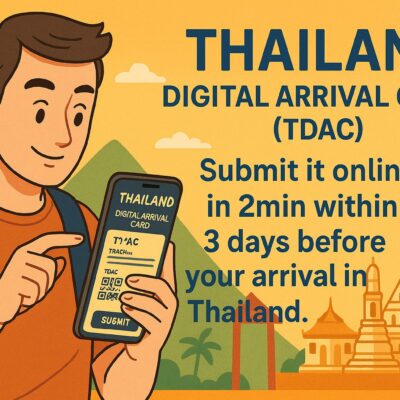 Announcement: Mandatory Thailand Digital Arrival Card (TDAC) for All Foreign Travelers cover