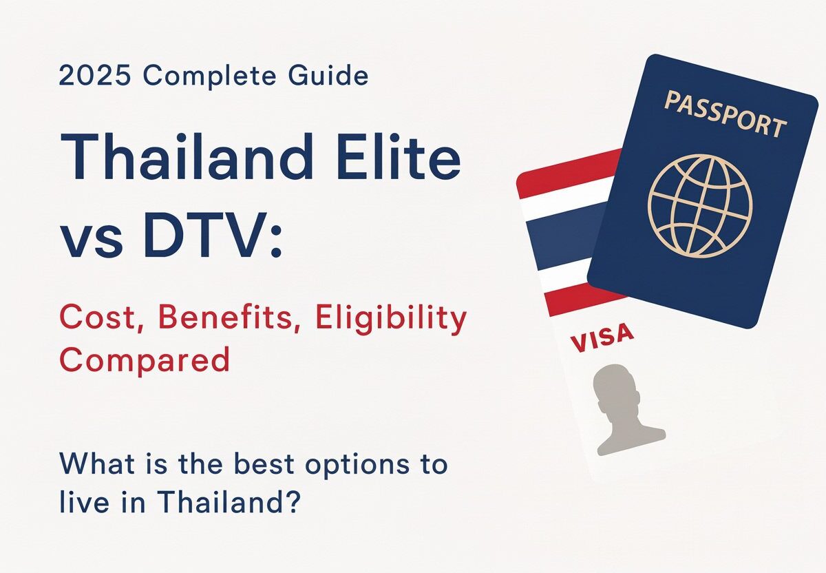 Thailand Elite Visa vs DTV 2025 Guide: Costs & Benefits cover