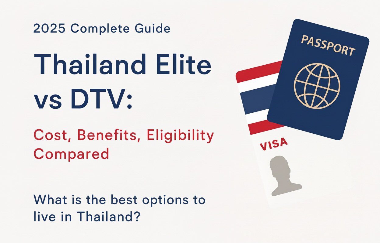 Thailand Elite Visa vs DTV 2025 Guide: Costs & Benefits cover